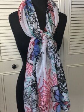 The Accessory Collective Floral Scarf